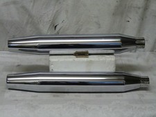 Harley-Davidson orig. US Endtöpfe ohne Kat., chrom, Softail TC96, 07-17