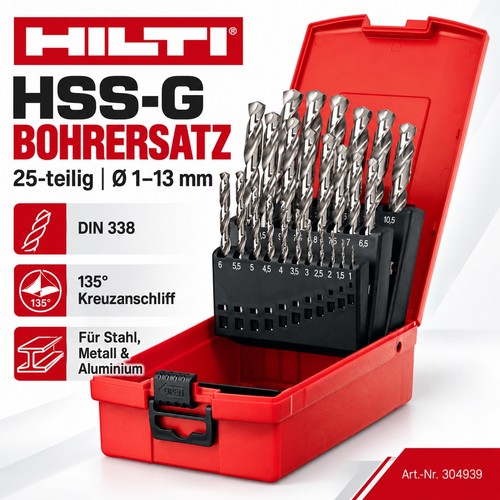 Hilti hss metallbohrer - hilti, metallbohrer-set
