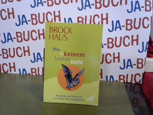Brockhaus was nicht im - so,