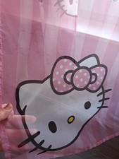 2 Schlaufenschall Vorhänge Gardine Hello Kitty 140 x 175 cm