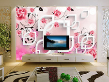 3D Rosen Blüten Serie 56