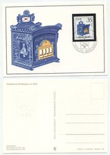 36044 - Gußeiserner Briefkasten um 1900 - DDR-Maximumkarte - Berlin, 5.2.1985