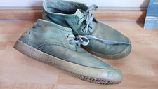 Damen-Schnürschuhe Gr. 37, hellblau, "Softinos", butterweiches Echtleder
