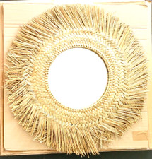 Naturfaserspiegel Ø72 cm / 3