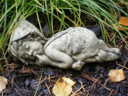 Steinfigur garten hunsrück - -,