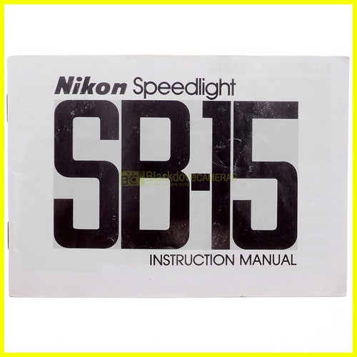 Nikon speedlight 15 - nikon, sb-15