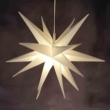 LED Stern Kunststoff weiß