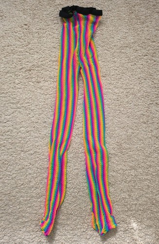 Netzstrumpfhose regenbogen - netzstrumpfhose,