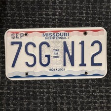 Original US Auto Kennzeichen