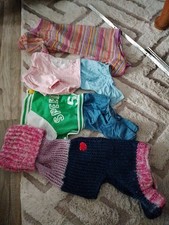 4x Hundekleidung Hundeoverall Hund  4 Füße Jumpsuit RL 37-40 cm 