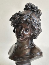 Bronze Skulptur Büste nach