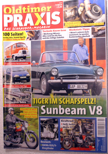 Oldtimer praxis sunbeam - oldtimer,