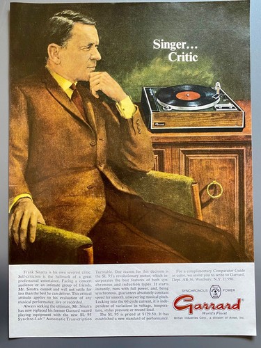 1968 garrard plattenspieler - plattenspieler, sl