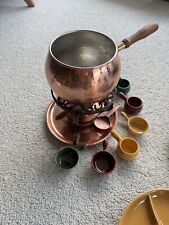 FONDUE SET Spring Stöckli Kupfer