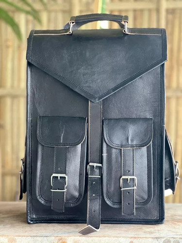 Leder ziegen tasche rucksack - leder,
