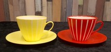 2 alte Kaffeetassen, Plastik/ Kunststoff,  50er Jahre, Vintage,