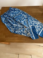 Primark, Palazzohose, Größe: 38, Pink, Polyester, Batik, Satin, Damen #yQH