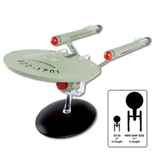 USS Enterprise NCC 1701  Star Trek  Metall Modell XL version 28 cm Eaglemoss