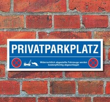 Schild Privatparkplatz Parken