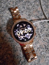 Michael Kors Smartwatch Access Sofie rosegold Damen Glitzer Armbanduhr