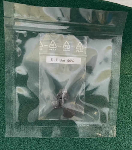 Bor metall kristallin - 1g,
