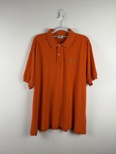 Lacoste Polo Shirt Orange Logo