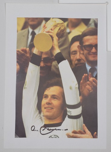 Autogramm franz beckenbauer - franz,