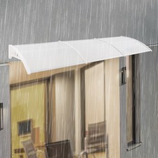 Vordach für Haustür, Bogenvordach, Haustürüberdachung für den Außenbereich DE DE