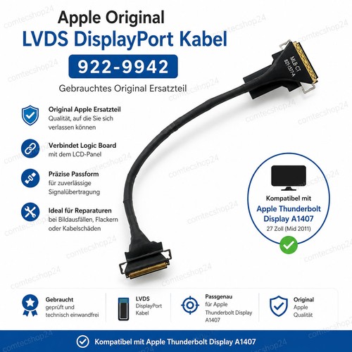 Cable lvds displayport für - lvds,
