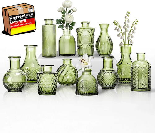 Dekorative glasvasen set für - dekorative,