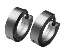 Eisenschwarz Ohrringe Titan