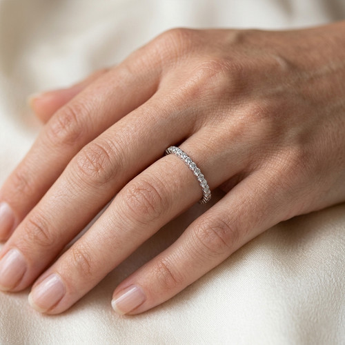 Diamant ewigkeitsband karat - 18,