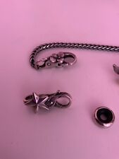 Trollbeads Armand Karabiner Verschluss Hortensien Blumen Silber Neu