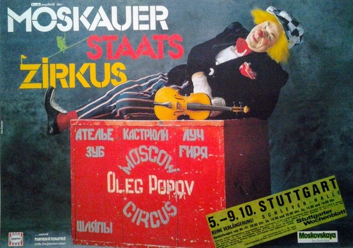 Moskauer staatszirkus - moskauer, (1988)