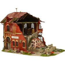 Diorama H0/1:87  Top Gebäude Lost Place Abbruchhaus Ruine Alte Fabrik# patiniert