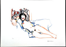 Tom Wesselmann - Monica Nude mit Matisse  - 70x50 cm Limitierte Auflage  19/450