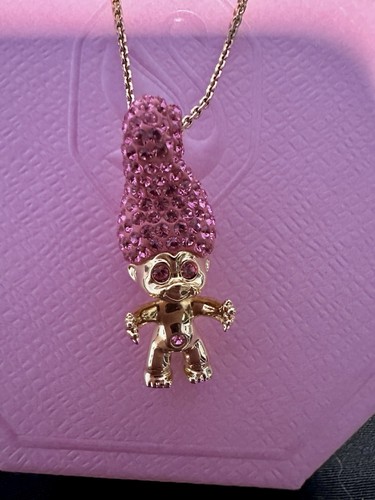Swarovski kette mit troll - kette,