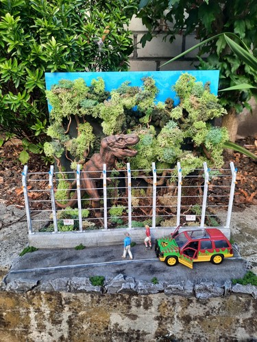 Jurassic park 1993 diorama - jurassic,