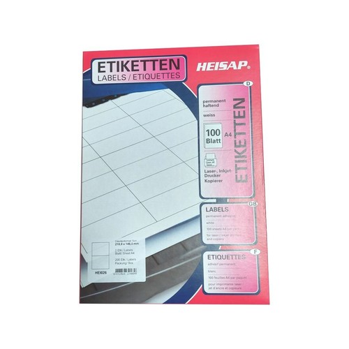 200 universal etiketten - 200,