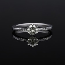 Verlobungsring Diamanten 750