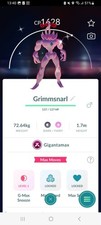 ✨Shiny Gigantamax Grimmsnarl (Gigadynamax Olangaar) Pokemon GO✨ Exchange