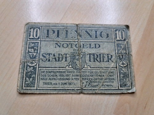 Notgeld trier inflationsgeld - trier,