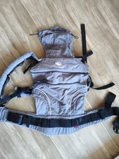 Manduca Babytrage Grau, 3,5-20 Kg, mit Sitzverkleinerung und Rückenverlängerung