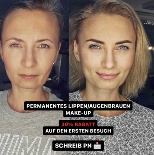 Permanent make - make-up,