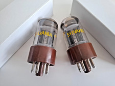 Matched pair Sylvania 6SN7