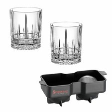 Spiegelau Perfect Serve 3tlg Tumbler D.O.F. Glass Ice Ball Whiskygläser Gläser
