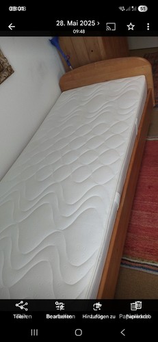 Bettgestell 90x200 massiv