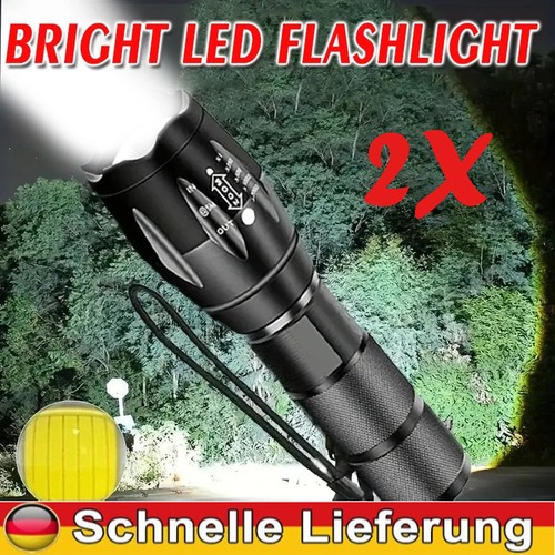 Super bright flashlight - 2x,