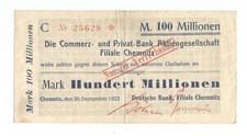 Notgeld Sachsen, Chemnitz