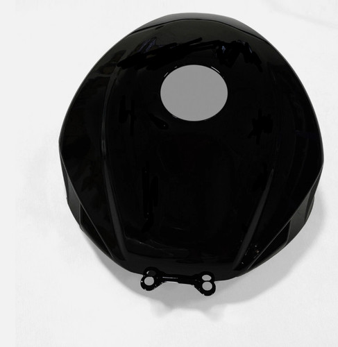 Gloss black fuel gas tank - black,